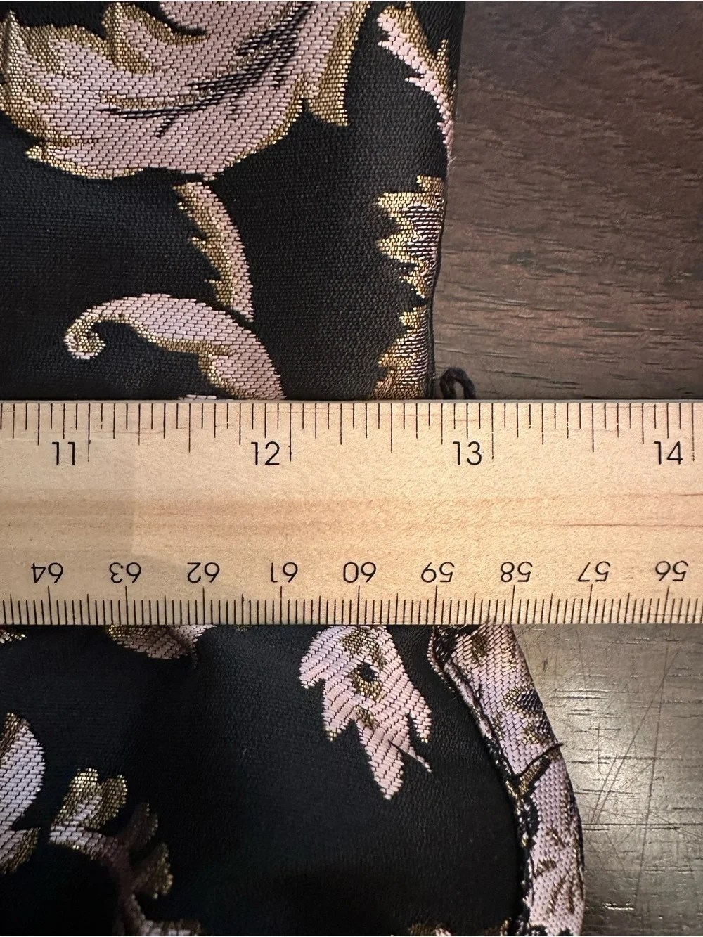 The Children's Place Black and Gold Metallic Floral Brocade Dress (937)
